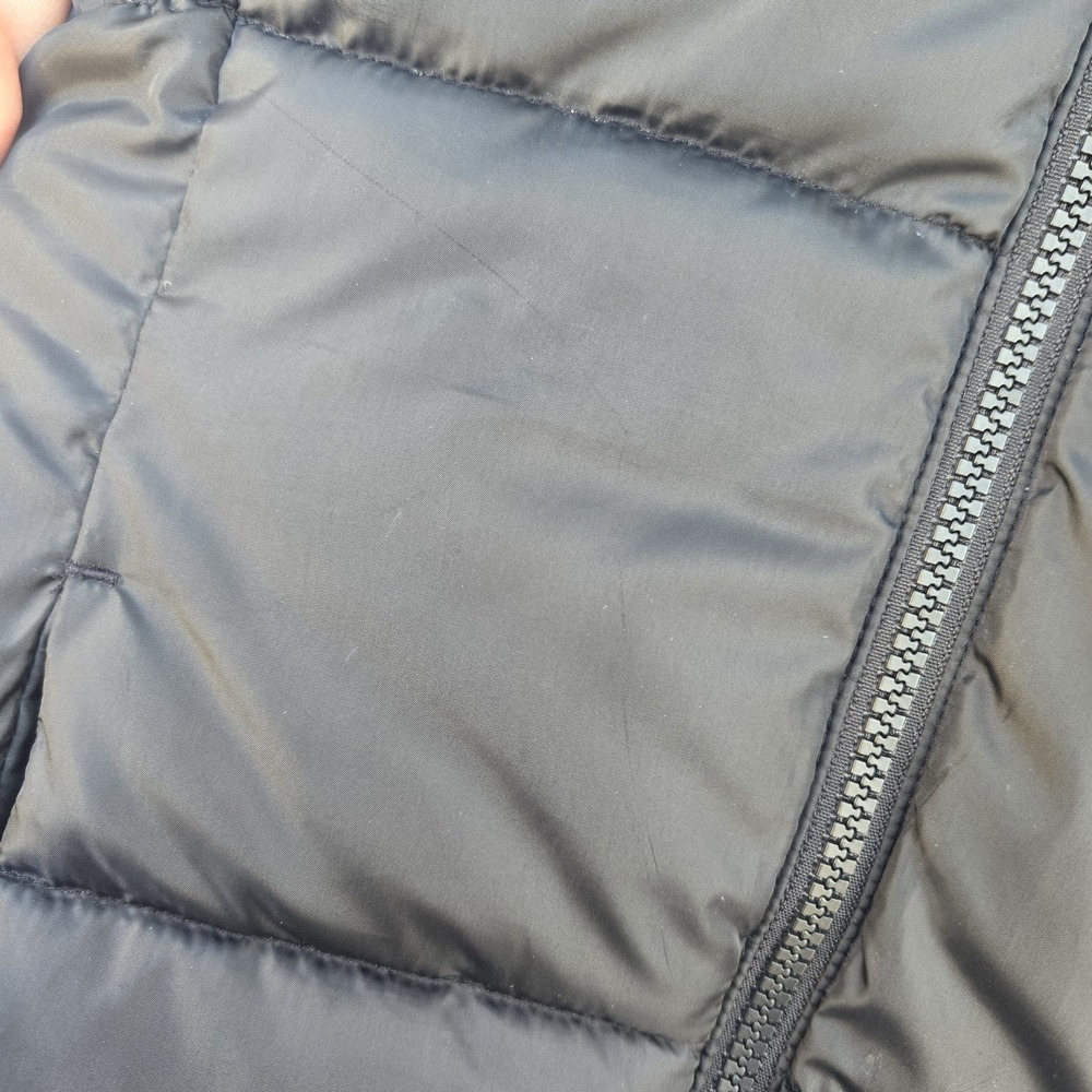 Swiss Tech Kids Black Puffer Jacket S 6-6X Warm Fleece Lined Hooded Winter Coat - Picture 3 of 12